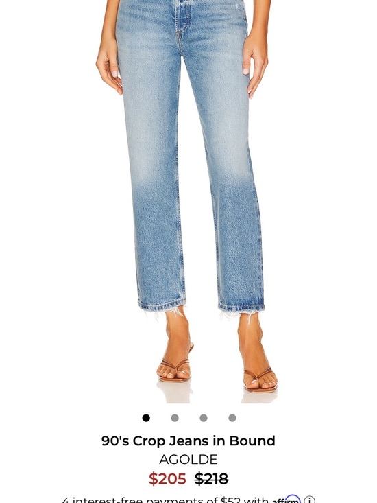 Agolde Light Blue High-Rise Jeans - Picture 5 of 7